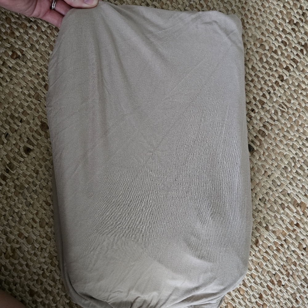 Kyte Baby Crib Sheet - Almond